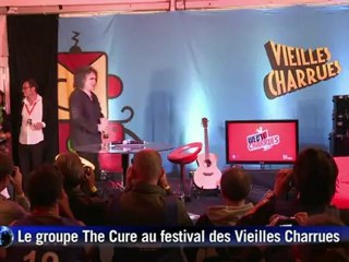 Le groupe The Cure au festival des Vieilles Charrues
