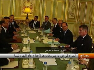 المرزوقي في باريس..غادرها لاجئا و عاد إليها رئيسا