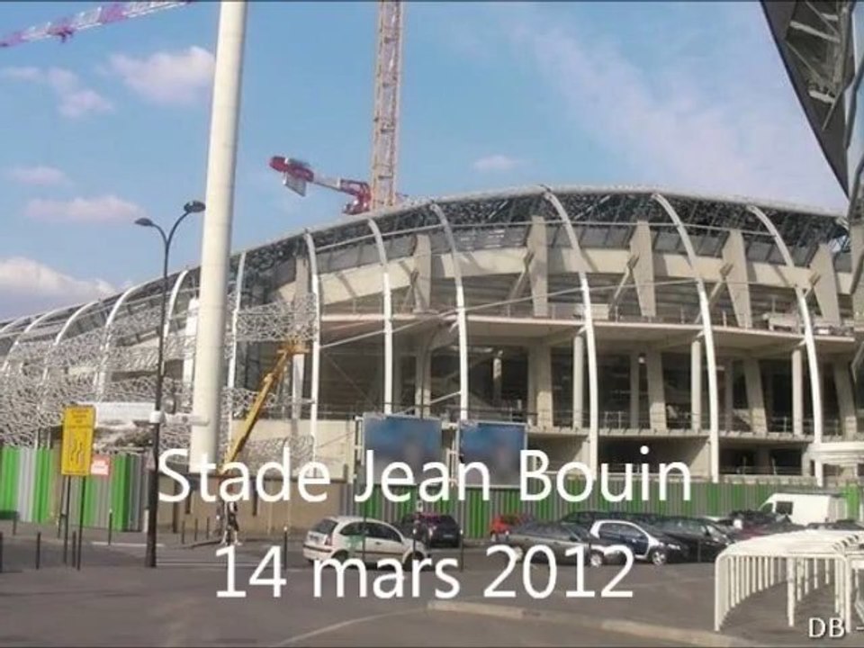 14/3/2012 avancement des travaux du stade Jean Bouin