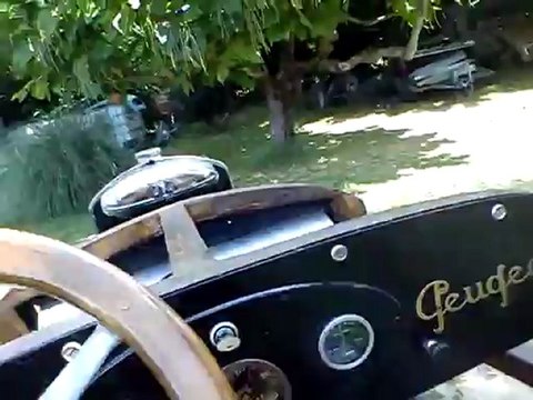 Premiers tours de roues Cyclecar peugeot 190s 1928