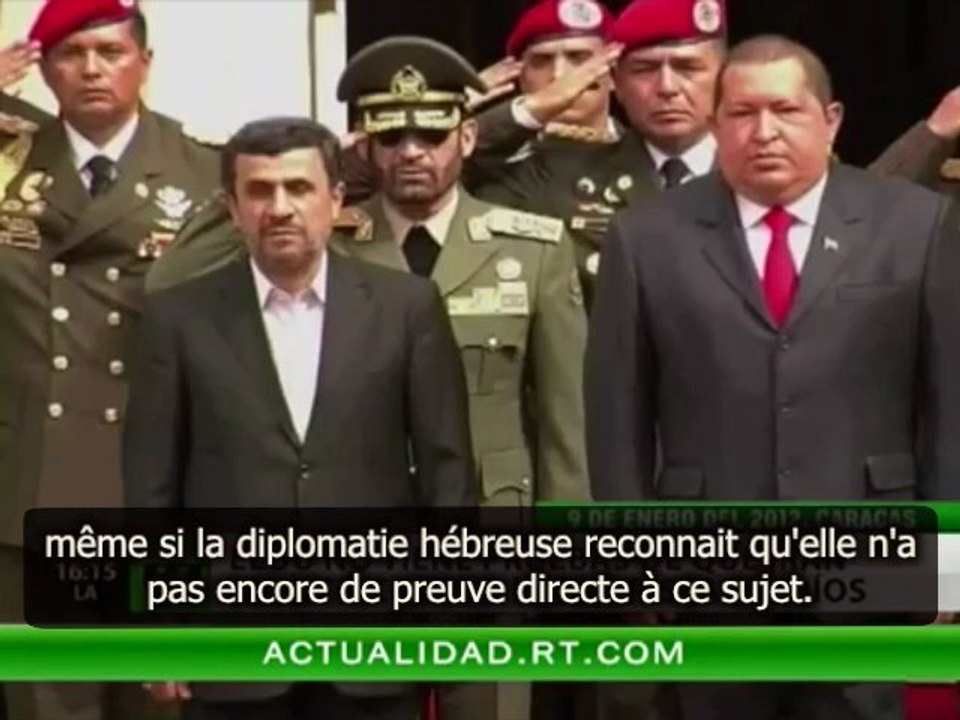 Israël accuse Chavez d'aider l'Iran à développer une bombe atomique !