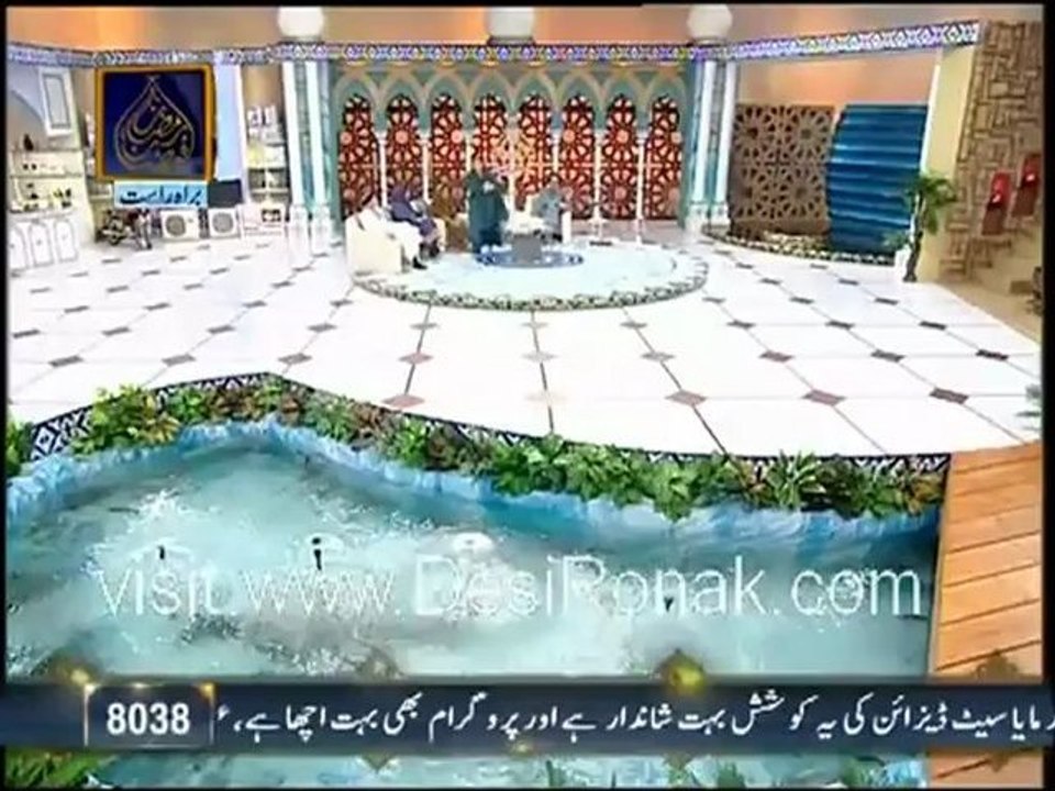 FaizanRamzan on Ary Digital - Iftar Transmission - Part 11 - 21st July 2012