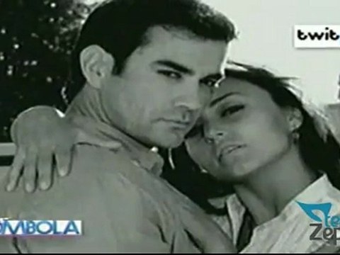 David Zepeda @davidzepeda1 comparte foto de Abismo de Pasión con Angelique Boyer en twitter