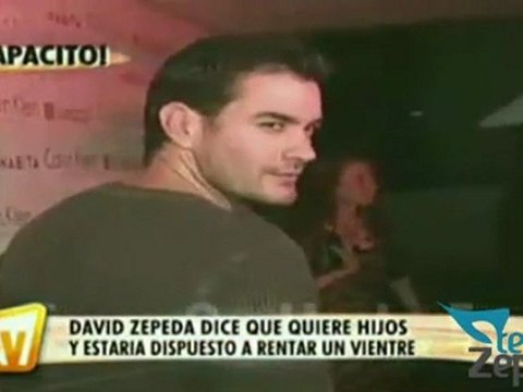 David Zepeda @davidzepeda1 dice que desea tener hijos || ETV
