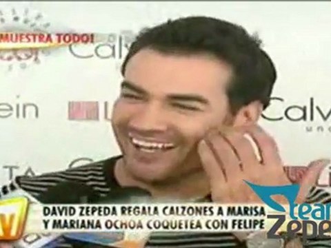 David Zepeda @davidzepeda1 en campaña CK habla sobre próximos proyectos ETV