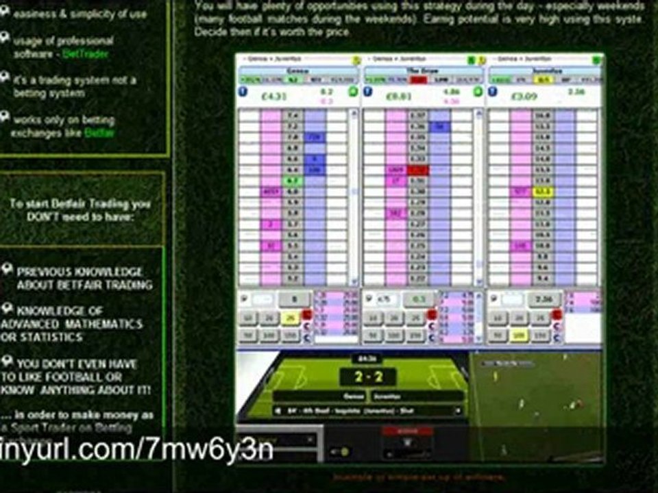 Sport Trader - Betfair Trading - Football System