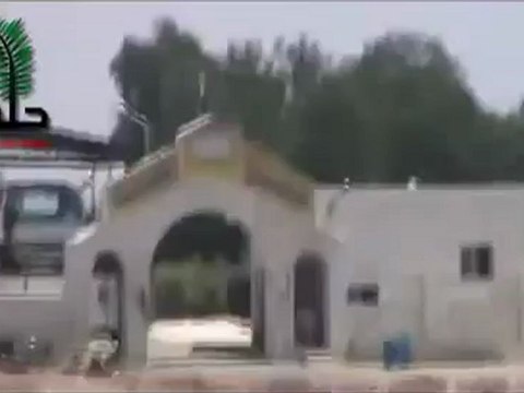 Syria فري برس حماه المحتلة حلفايا احتلال الدبابات للمشفى الوطني 19 7 2012 Hama