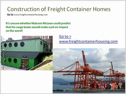 So you what to build a house out of freight containers?