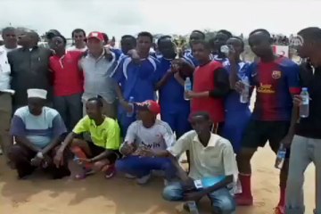 Somali'de ''her şeye rağmen futbol''