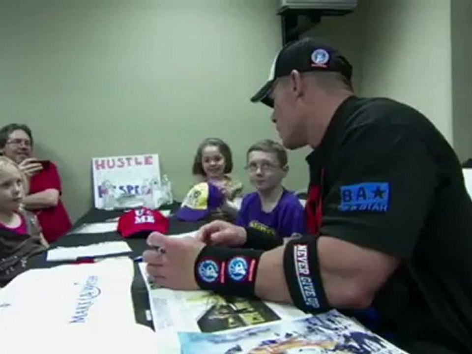 John cena makes a child's wish come true