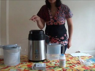 EAU PURE -04- PREMIERE UTILISATION DU DISTILLATEUR D'EAU