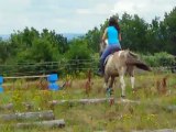 Tania une ponette en OR saut en cordelette :)