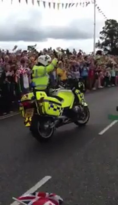 The Dancing Policeman Olympic Flame