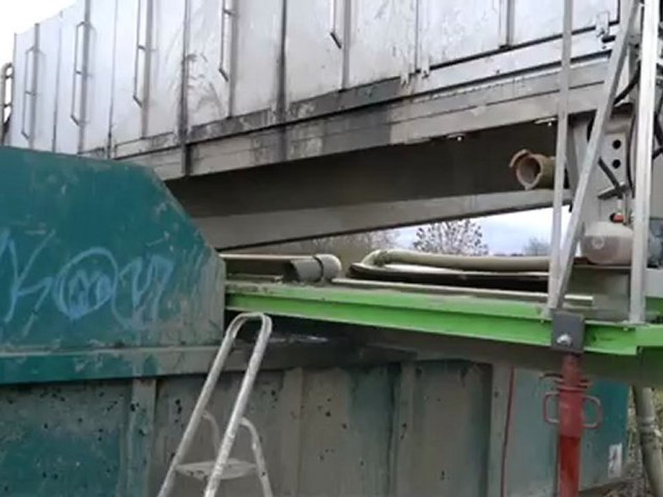 Trommel - Unité de traitement des boues