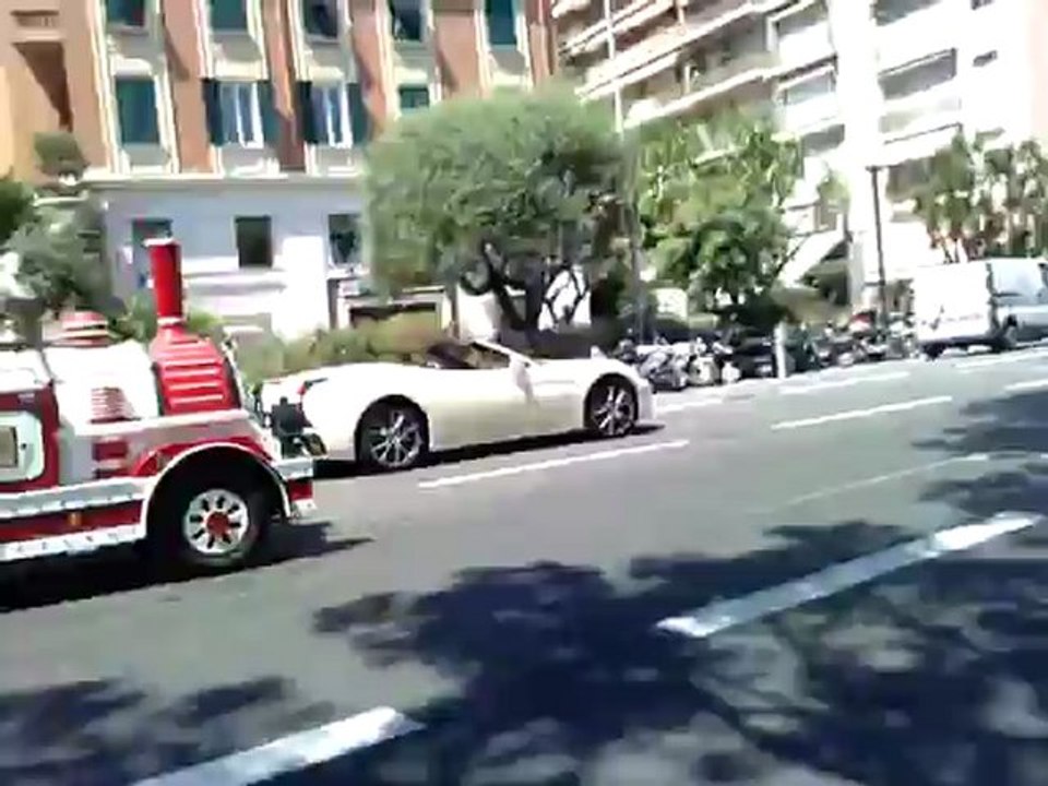 Ferrari california in monaco 2012