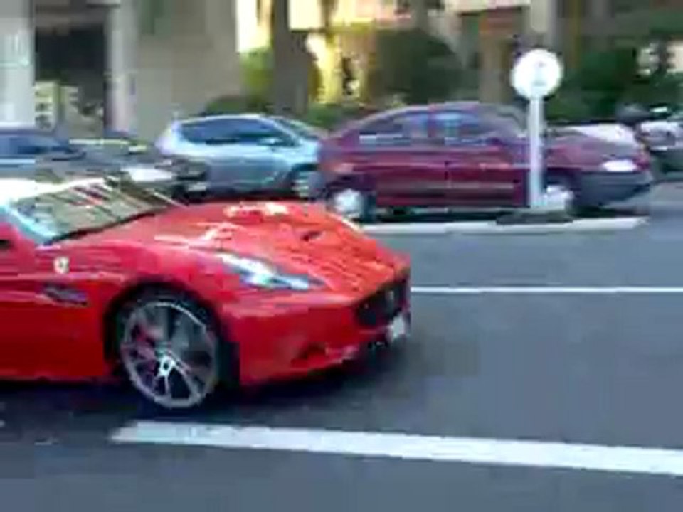 Ferrari California in monaco 2012