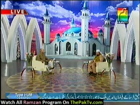 Noor e Ramzan Hum Ke Saath By Hum TV - 22nd July 2012 (Aftar) - Part 3