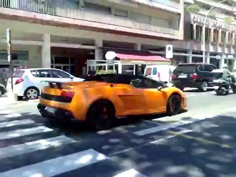 Lamborghini Gallardo spyder performante in monaco 2012