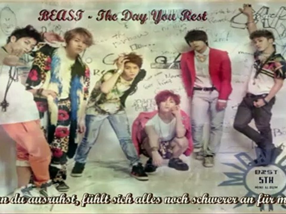 BEAST - The Day You Rest k-pop [german sub]