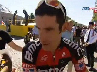George Hincapie nach seiner letzten Tour