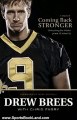 Sports Book Review: Coming Back Stronger by Drew Brees, Mark Brunell, Chris Fabry