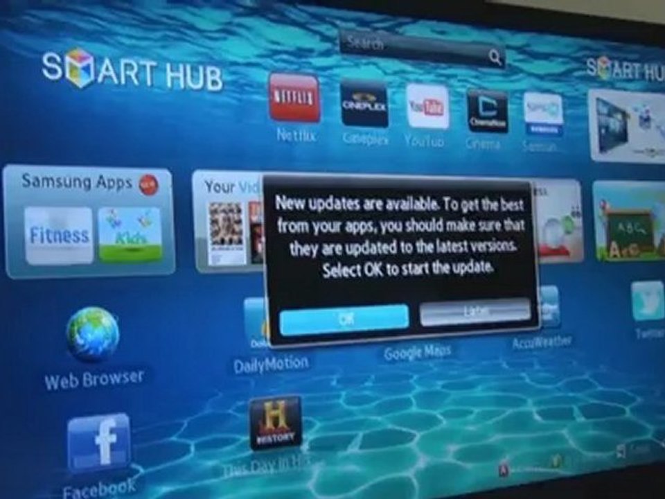 Samsung 3D Blu-ray DVD Player walkthrough