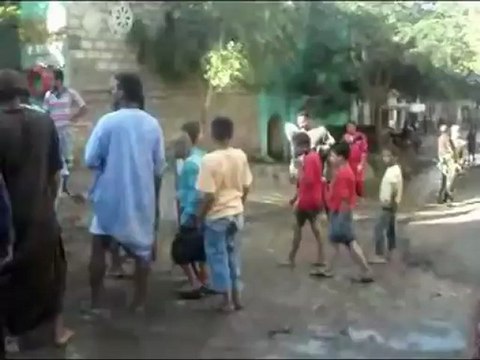 غرق 150 منزل بقريه بالمنيا بسبب انفجار ماسورة مياه