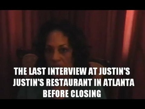 Atlanta Blogger Records Last Interview At Diddy's Justin's Restaurant In Atlanta Before Closing.