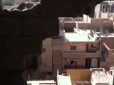 Syria فري برس ديرالزور احتراق المنازل نتيجة القصف   ديرالزور 22 7 2012 Deirezzor