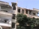 Syria فري برس حمص الخالدية اثار الدمار الهائل جراء القصف بالصواريخ  22 7 2012 ج5