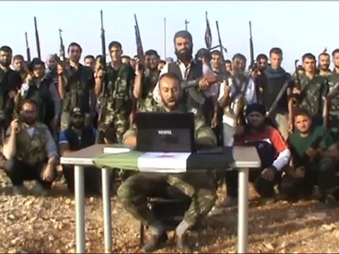 Syria فري برس حلب انشقاق الرائد الطيار مازن الديري وتشكيل كتيبة شهداء أطفال الحولة في ريف حلب الغربي Aleppo