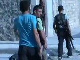 Syria فري برس حلب  الصاخور أجمل فيديو للجيش الحر 22 7 2012 Aleppo