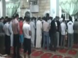 Syria فري برس ريف حلب  باتبو الصلاة على الشهيد المنشق بلال السعيد من مدينة حماه  22 7 2012 Aleppo