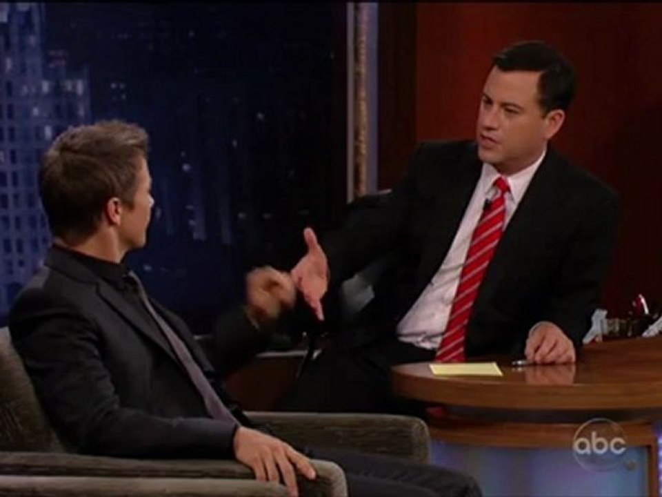 Jeremy Renner on Jimmy Kimmel 7/24