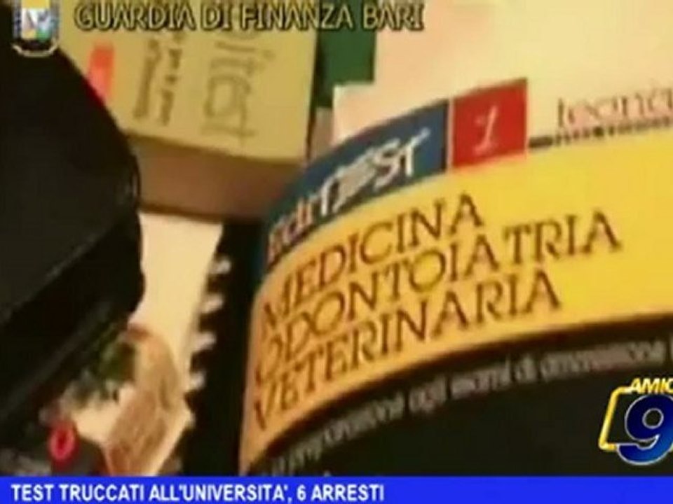 Test truccati all'Università, 6 arresti