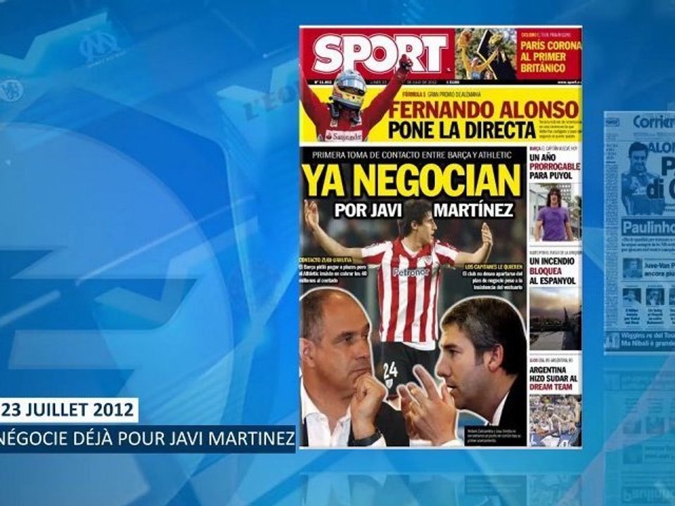 Foot Mercato - La revue de presse - 23 Juillet 2012