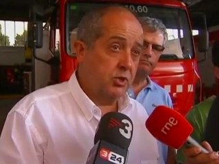 Wildfires sweep Girona, Spain