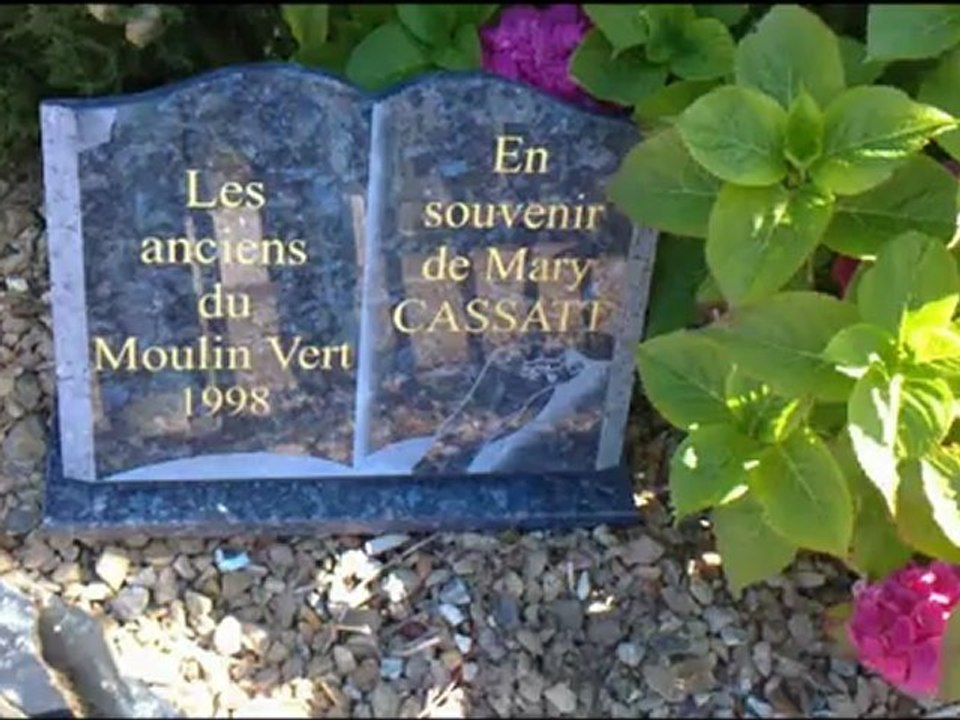 juillet 23, 2012 tombe de Mary CASSATT
