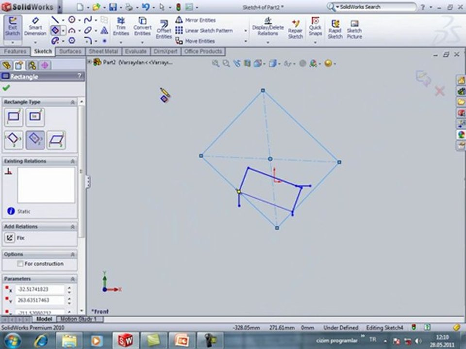 Solidworkse Giriş Görsel Ders 1