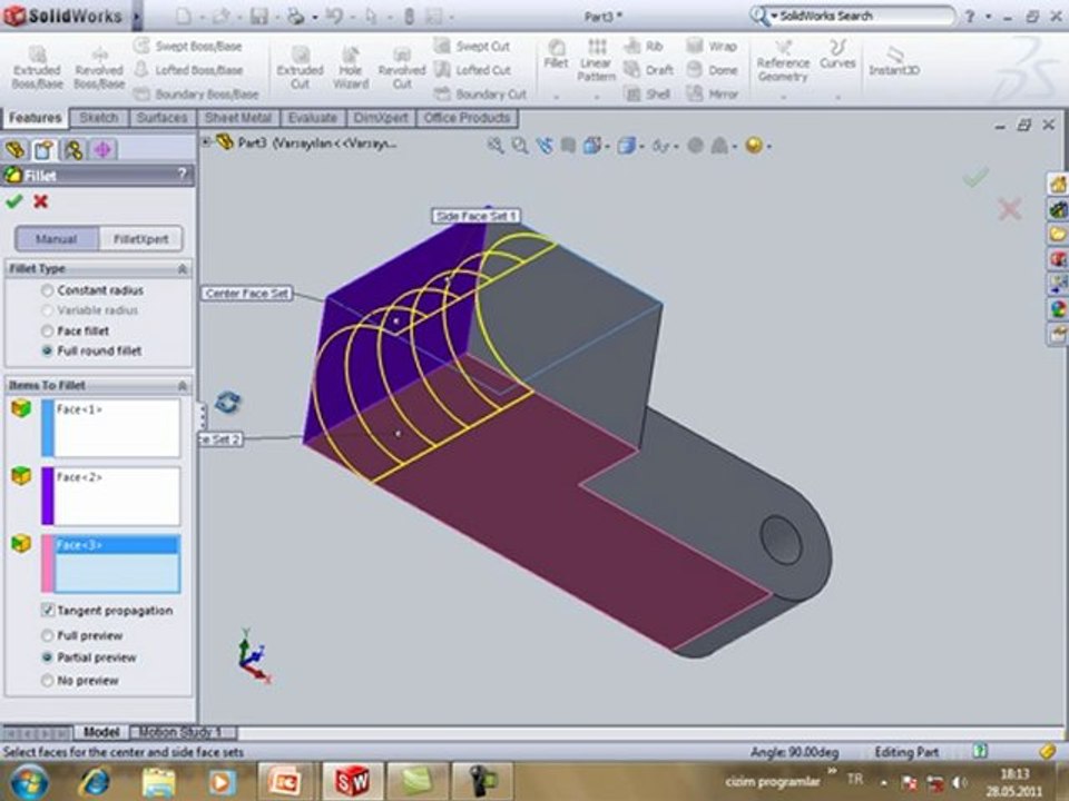Solidworkse Giriş Görsel Ders 3