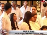 Bollywood stars attend Rajesh Khanna's prayer meet