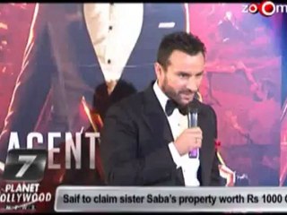 Saif to claim sister Saba's property worth Rs 1000 Cr