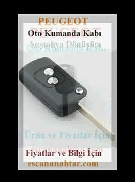 Peugeot Anahtarı Peugeot Sustalı Anahtar Dönüşümü Escan Anahtar da