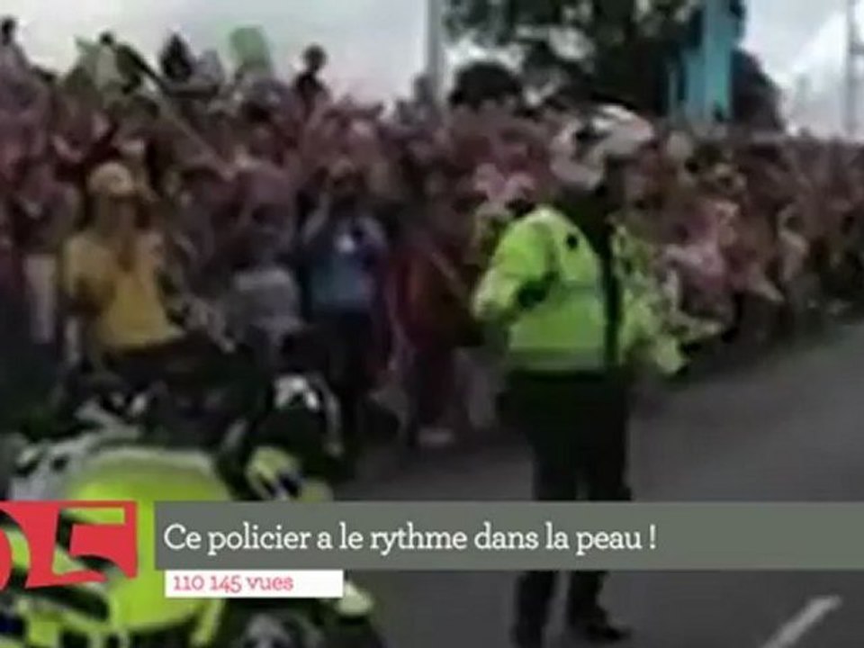Top 5 : un policier qui twiste et des mouettes sous laxatif !