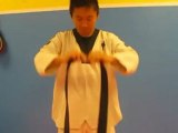 How to tie a taekwondo belt