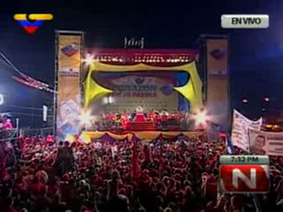 (VÍDEO) Discurso del Candidato, Hugo Chávez, desde Maracaibo (21/07/2012) parte 5/9