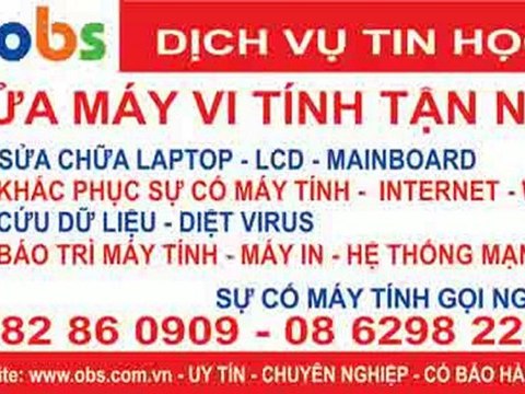 Sửa máy tính tận nơi Quận Gò Vấp LH : 0982 86 0909 - 08 6298 2222