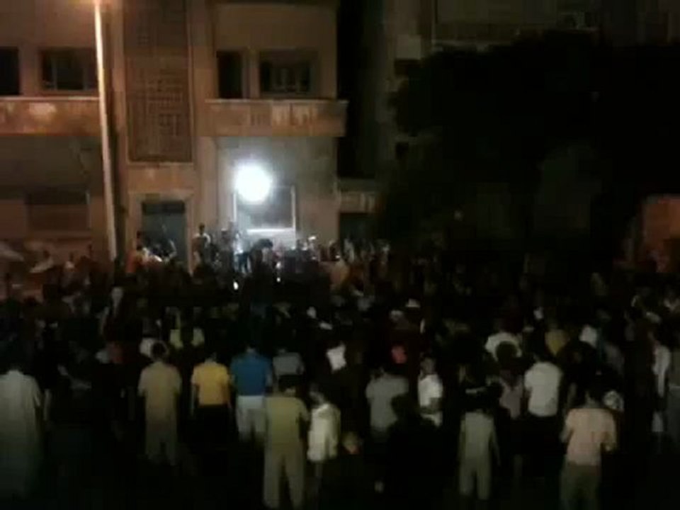 Syria فري برس حماه المحتلة حي البياض مسائية حاشدة  22 7 2012  ج1 Hama