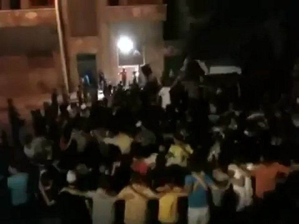 Syria فري برس حماه المحتلة حي البياض مسائية حاشدة  22 7 2012  ج3 Hama