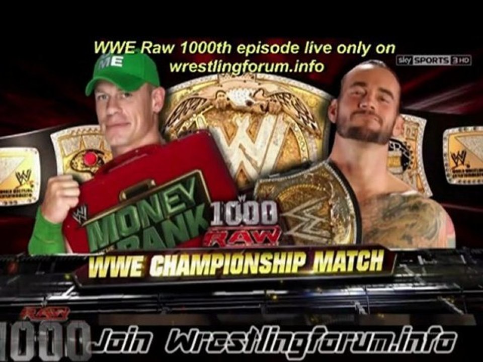 wrestlingforum.info - WWE Raw 1000th Episode Promo